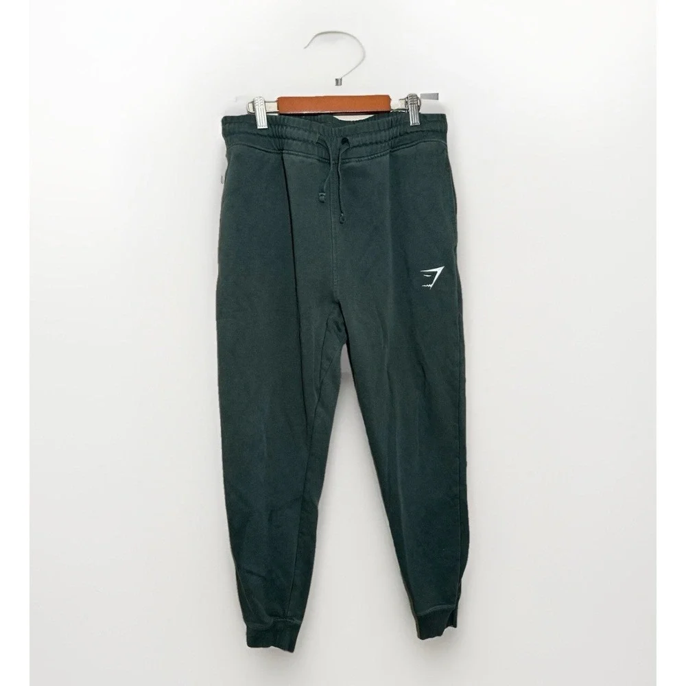 Gymshark Men's Green Joggers Size Medium